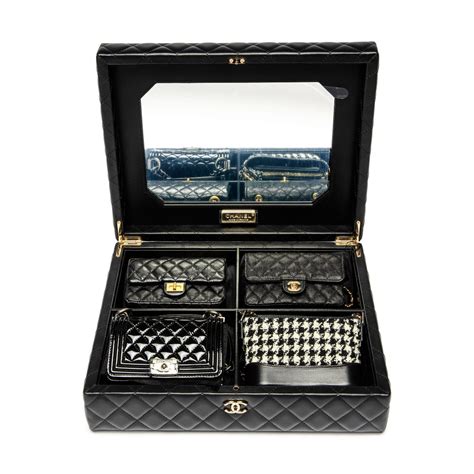 chanel success story set|Chanel Success Story Set Of 4 Mini Bags With Quilted Trunk, .